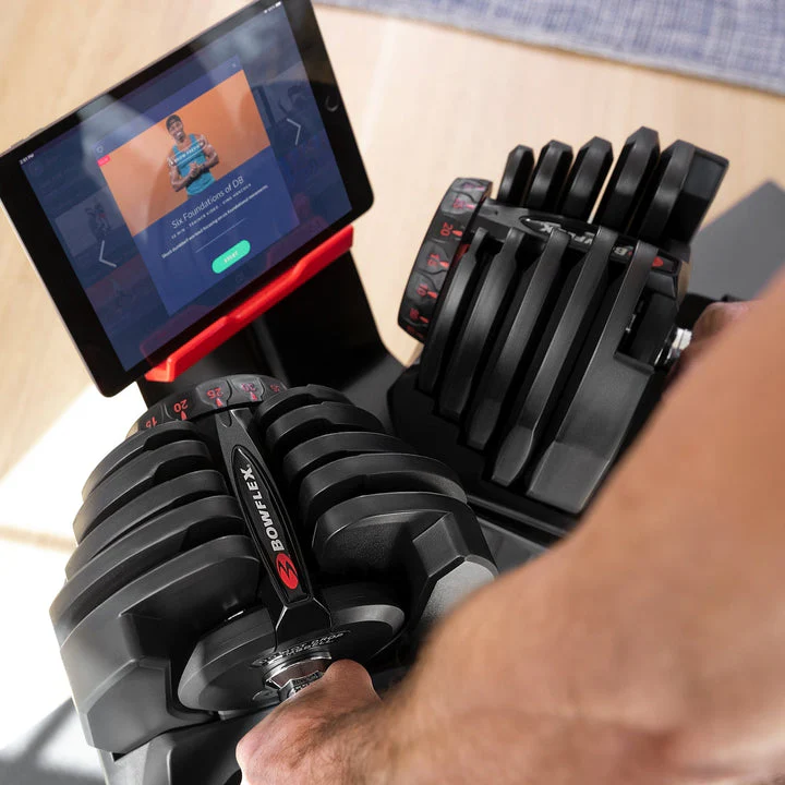 1090 SelectTech Adjustable Dumbbells- Pair (10-90lbs) - Image 3