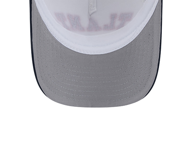 Atlanta Braves Chrome Arch 9FORTY M-Crown A-Frame Trucker Hat - Image 6