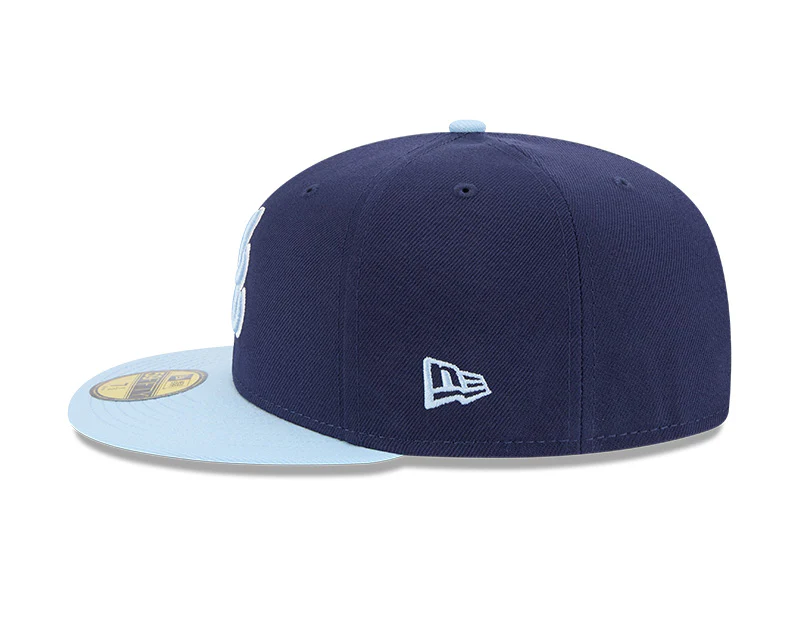 Atlanta Braves Navy/Light Blue Color Pack 2-Tone 59FIFTY Fitted Hat - Image 3