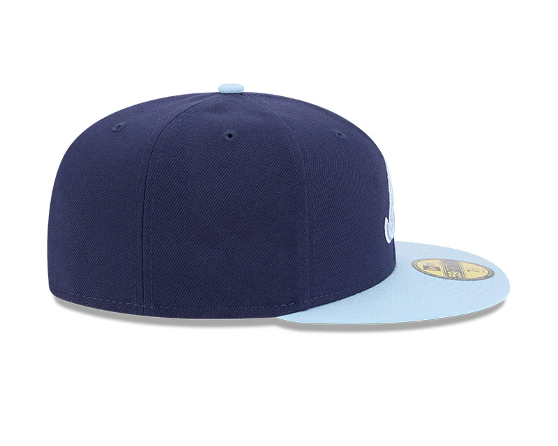 Atlanta Braves Navy/Light Blue Color Pack 2-Tone 59FIFTY Fitted Hat - Image 5