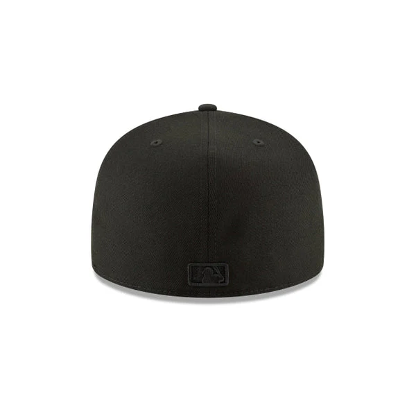 MLB Basic 59FIFTY Black/Black Fitted Cap - Image 10