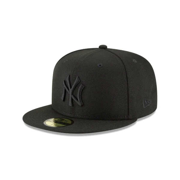 MLB Basic 59FIFTY Black/Black Fitted Cap - Image 5