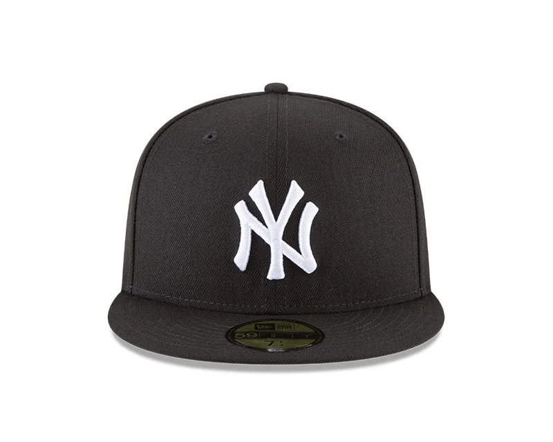 MLB Basic 59FIFTY Black/White Fitted Cap - Image 5
