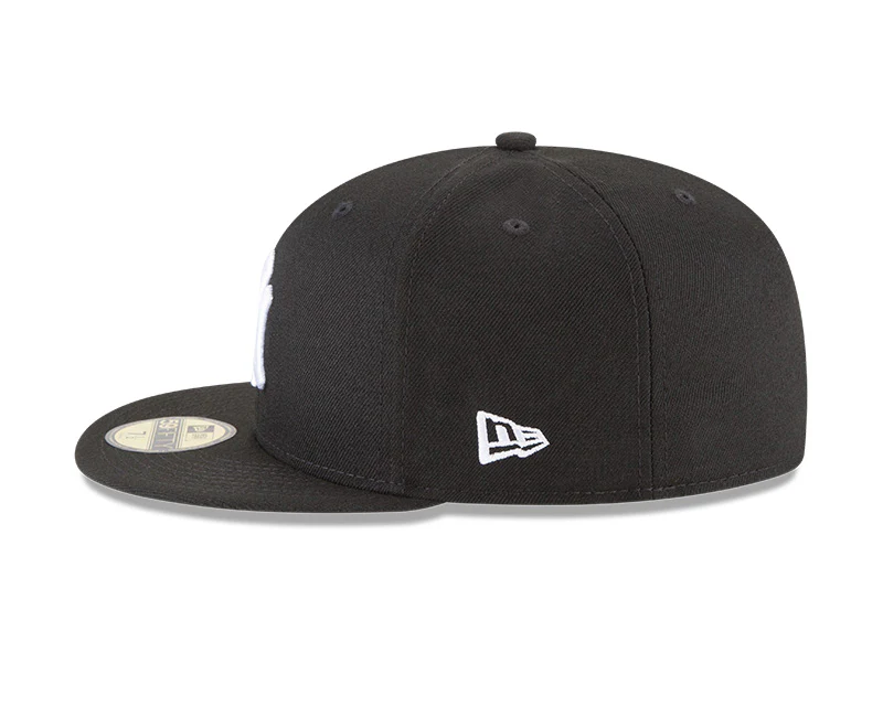 MLB Basic 59FIFTY Black/White Fitted Cap - Image 6