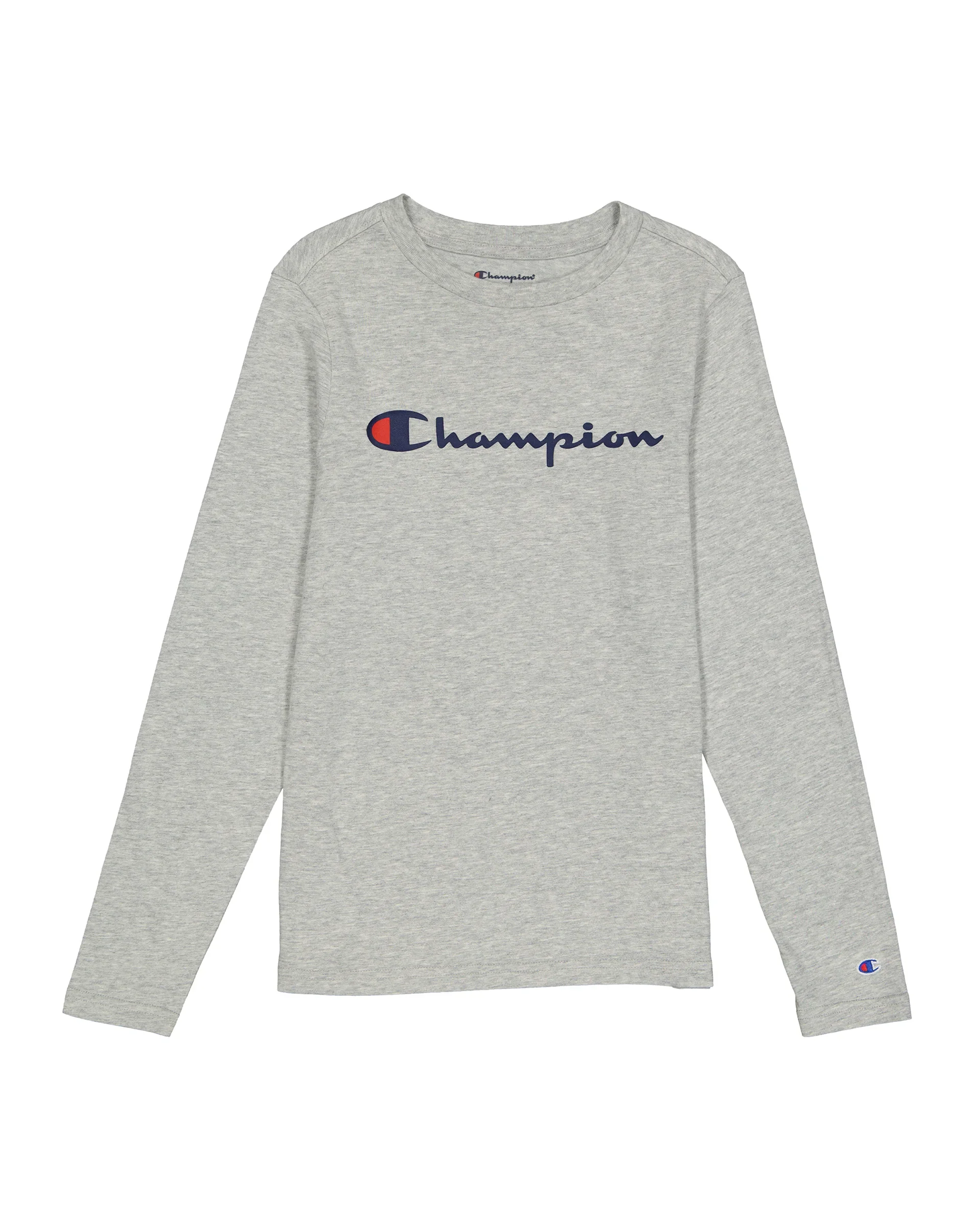 Champion Big Kids’ Script Logo Long-Sleeve T-Shirt - Image 3