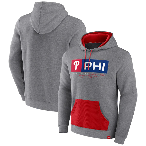 MEN'S ICONIC FLEECE RIB BLOCK HOODIE - Image 4