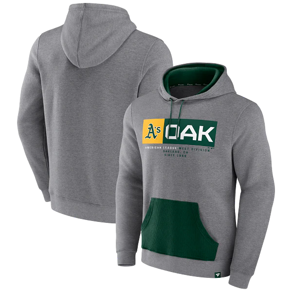 MEN'S ICONIC FLEECE RIB BLOCK HOODIE - Image 7