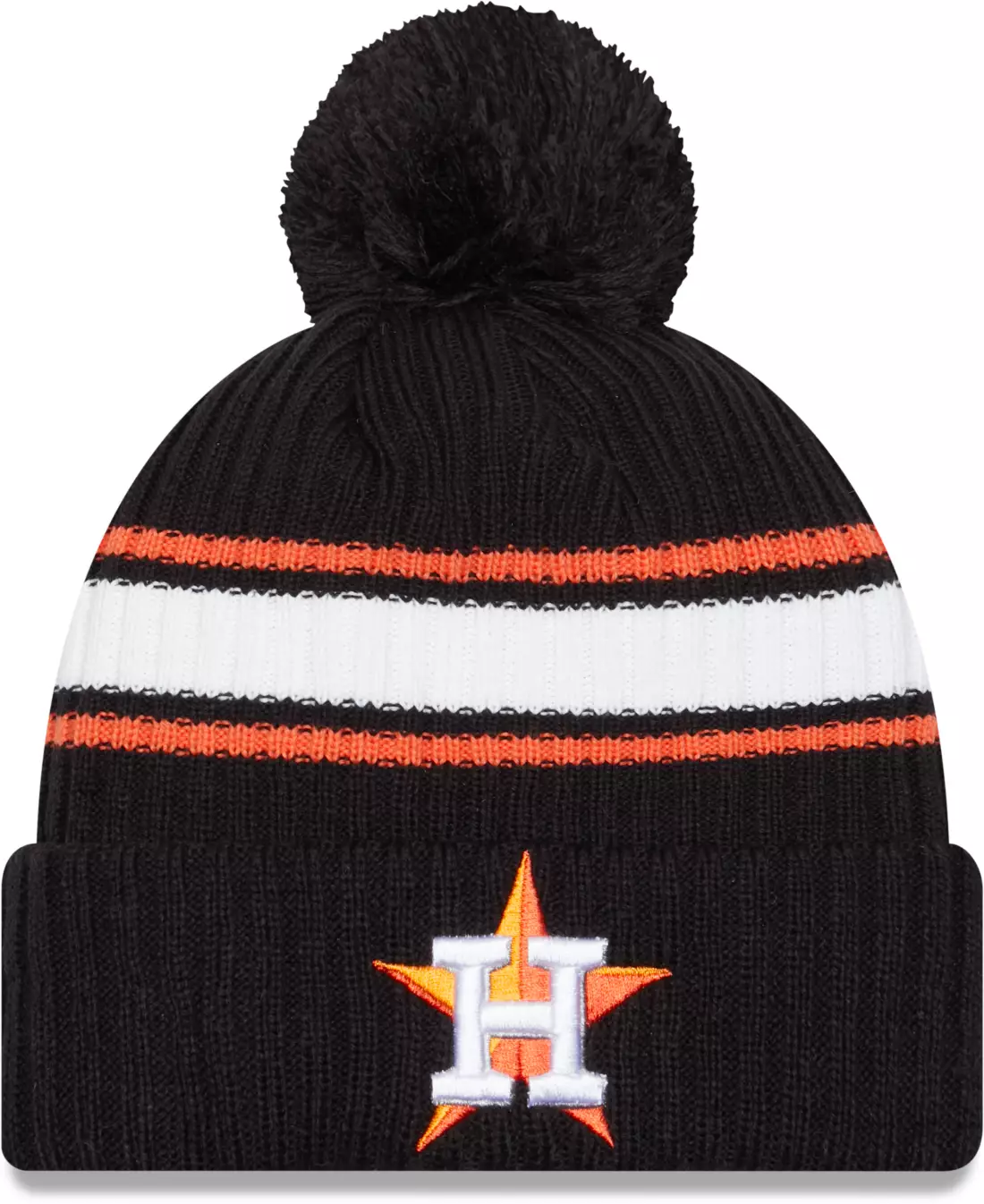 MLB Cuffed Knit Fold Toque Black - Image 4