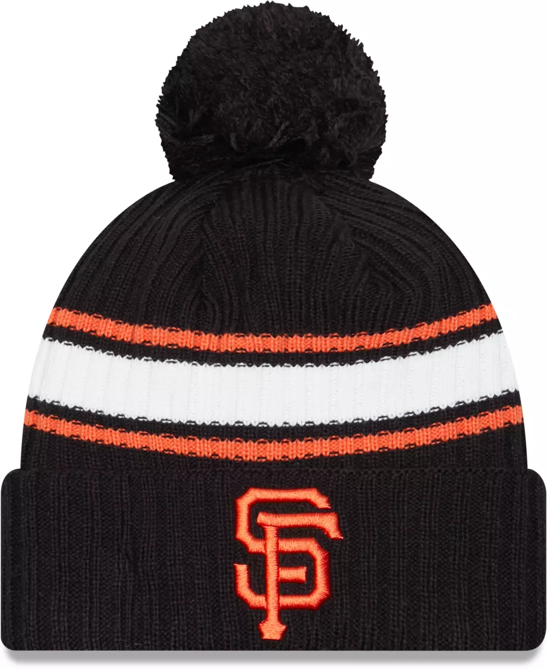 MLB Cuffed Knit Fold Toque Black - Image 7