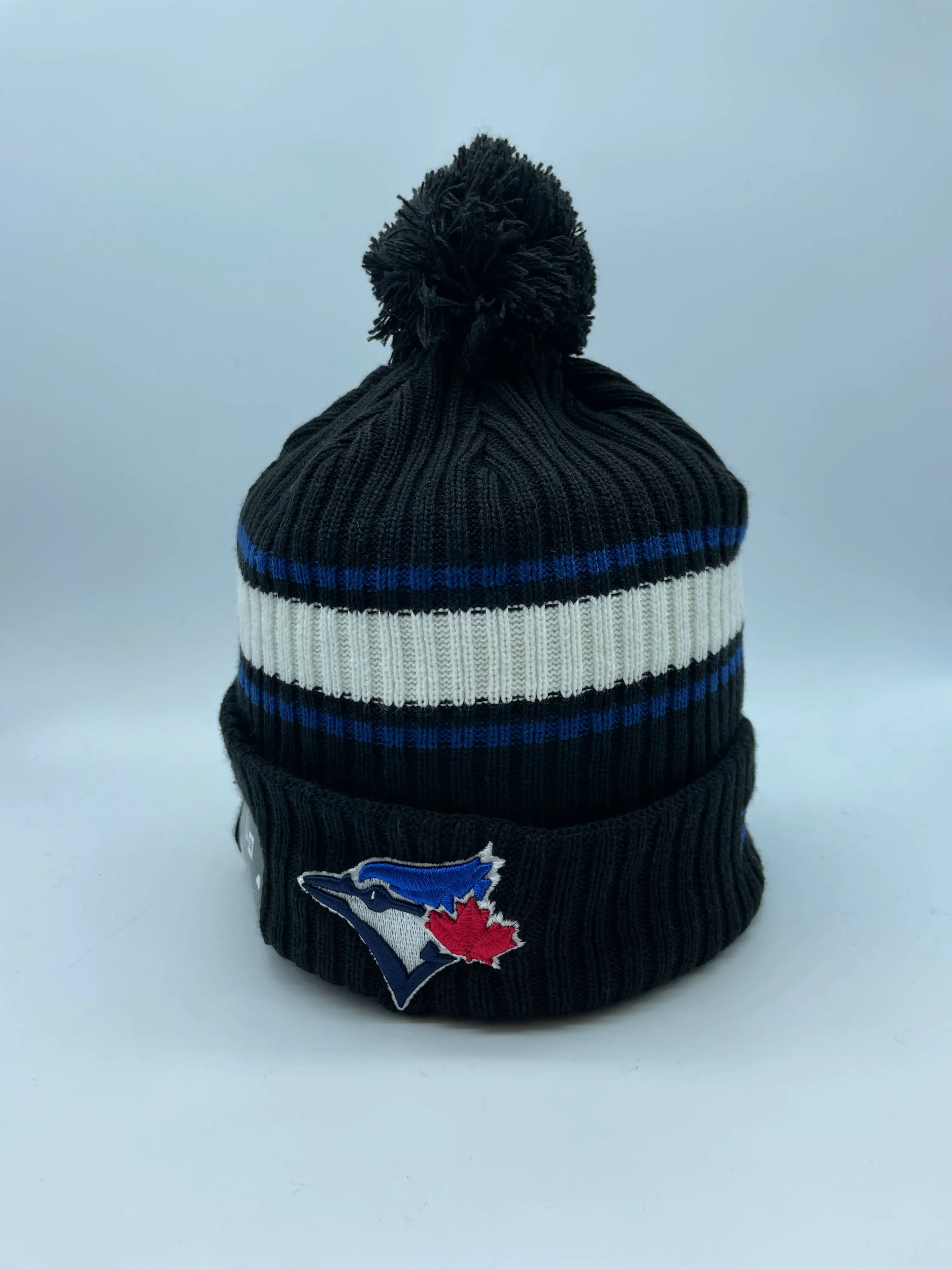 MLB Cuffed Knit Fold Toque Black - Image 9
