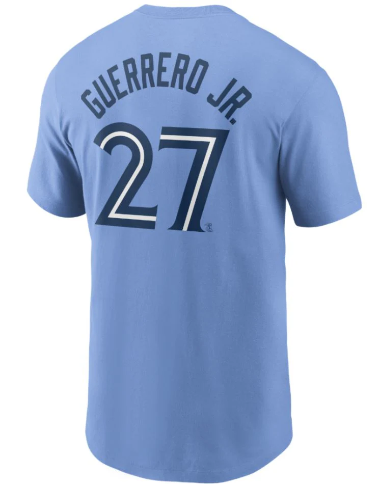 Name & Number Player Blue Jays T-Shirt - Image 3