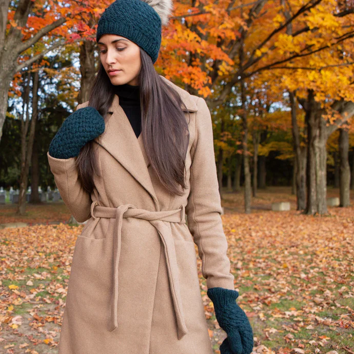 Women's Palermo Knitted Mittens - Image 7